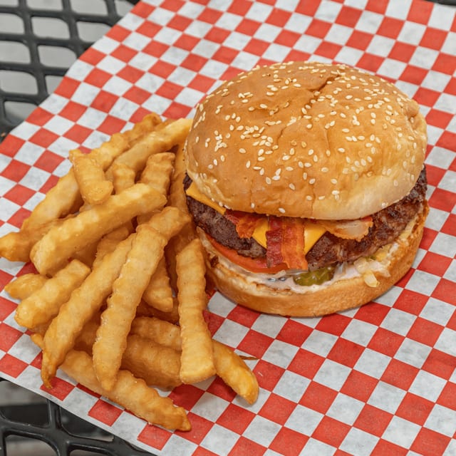 Double Bacon Cheeseburger.