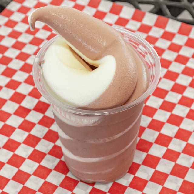 Large Ice Cream In a Cup.