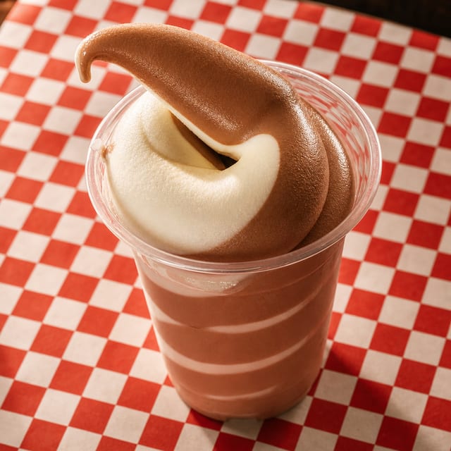 Large Ice Cream In a Cup.