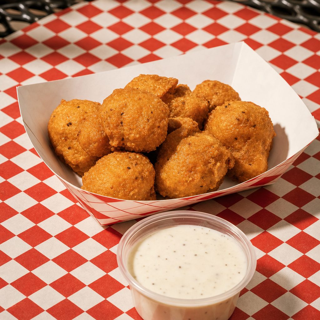 Deep Fried Mushrooms.