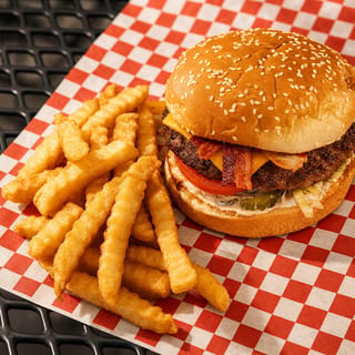 Double Bacon Hamburger