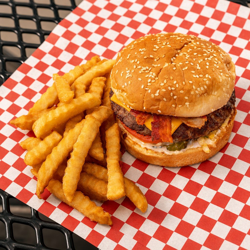 Double Bacon Cheeseburger.