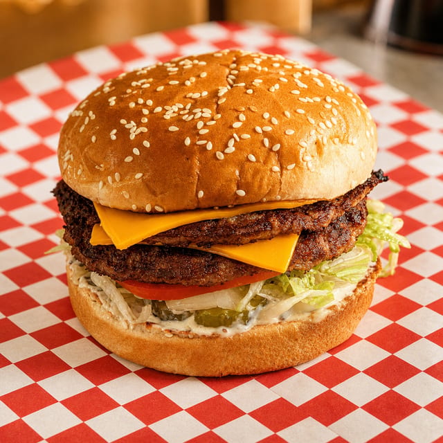 Double Cheeseburger Basket.