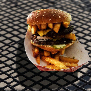 Double Bacon Cheeseburger Basket